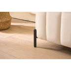 Banc de rangement en velours doux de 49,21 de large pour le salon, l'entrée et la chambre