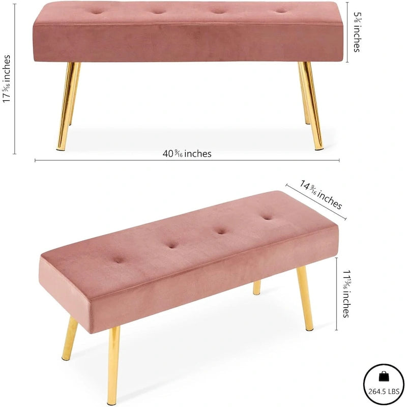 Upholstered Bench for bedroom, entryway, dining room