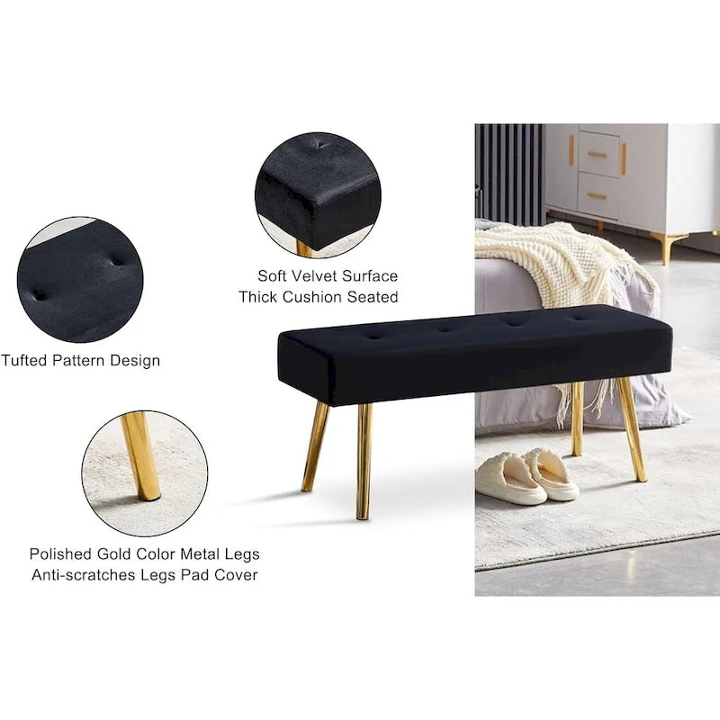 Upholstered Bench for bedroom, entryway, dining room