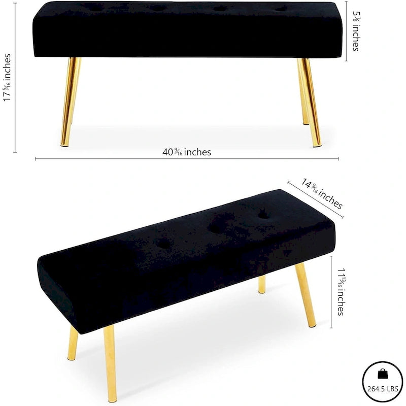 Upholstered Bench for bedroom, entryway, dining room