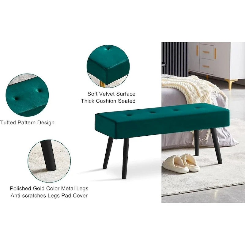 Upholstered Bench for bedroom, entryway, dining room