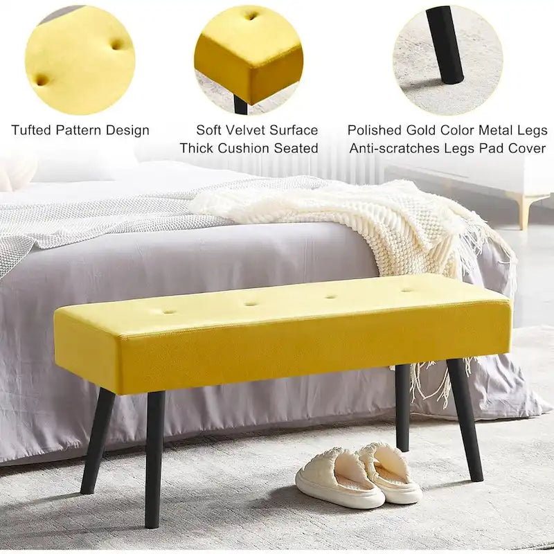 Upholstered Bench for bedroom, entryway, dining room
