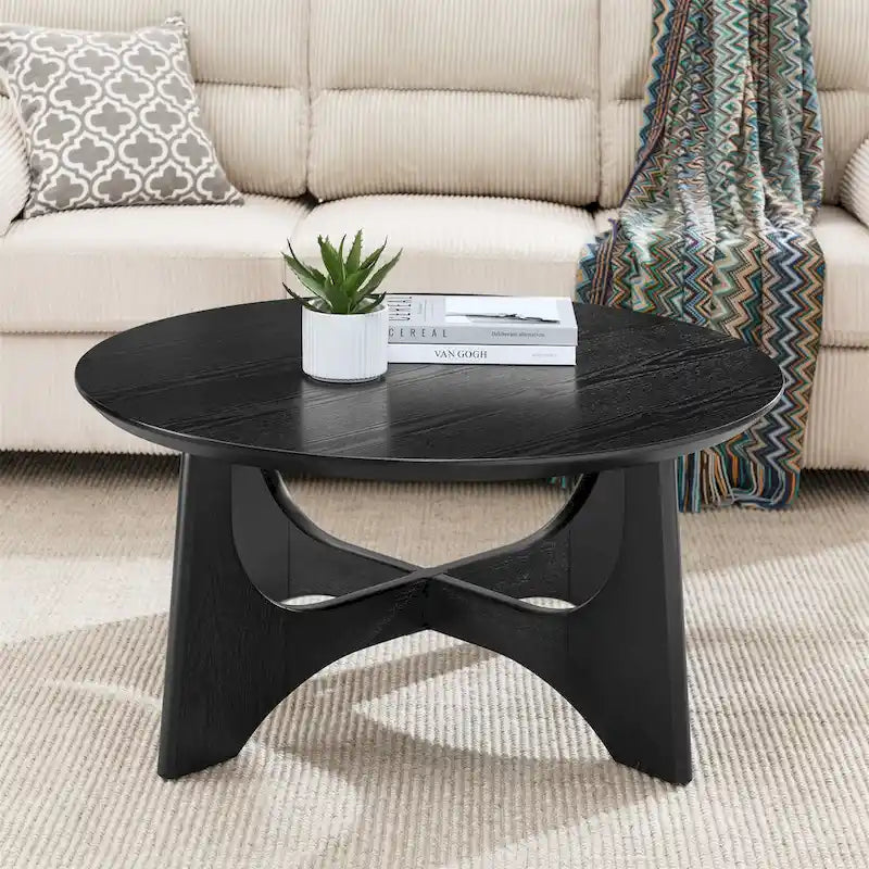 Table basse ronde pour salon ou salle de réception