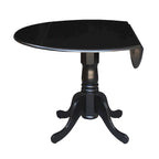 Table à rabats double 42 po avec 2 chaises San Remo