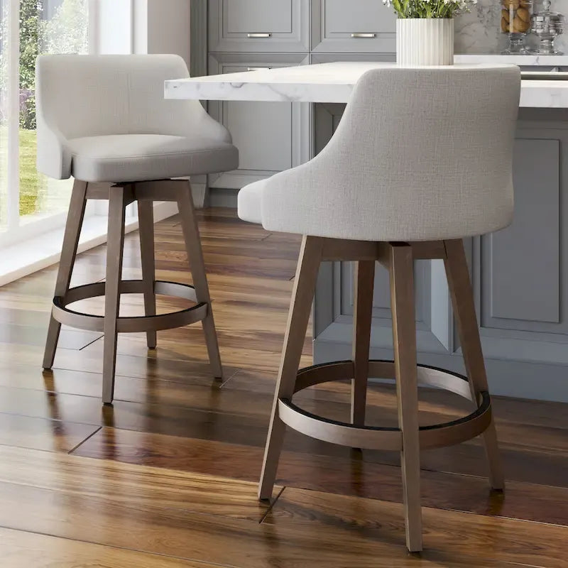 Tabouret de comptoir et de bar pivotant