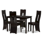 Similicuir marron contemporain par