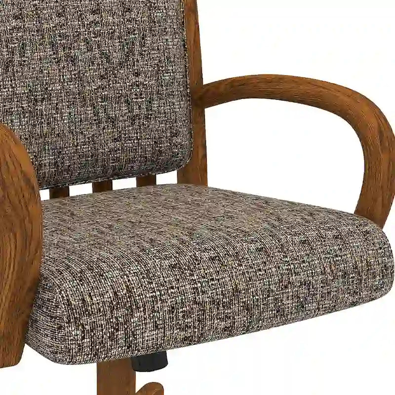 Chaise de salle à manger Caster au fini châtaigne