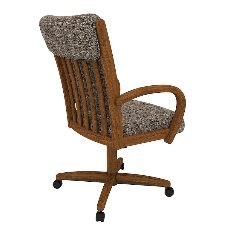 Chaise de salle à manger Caster au fini châtaigne
