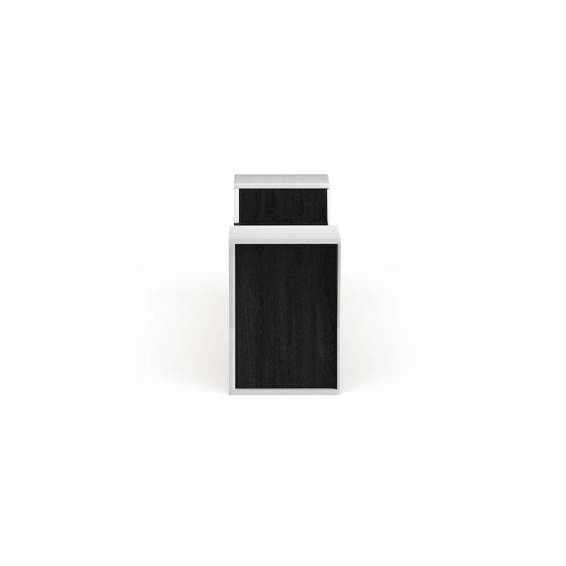 Meuble TV contemporain de 180 cm avec 3 étagères ouvertes par