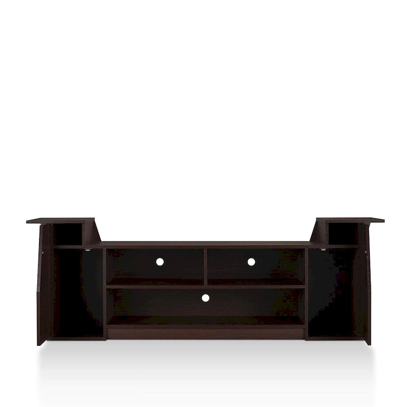 Meuble TV contemporain de 180 cm avec 3 étagères ouvertes par