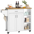 Meuble de rangement de cuisine roulant avec roulettes