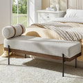 Banc d'entrée avec coussin amovible