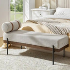 Banc d'entrée avec coussin amovible