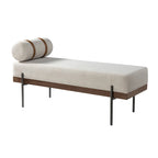 Banc d'entrée avec coussin amovible