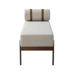 Banc d'entrée avec coussin amovible