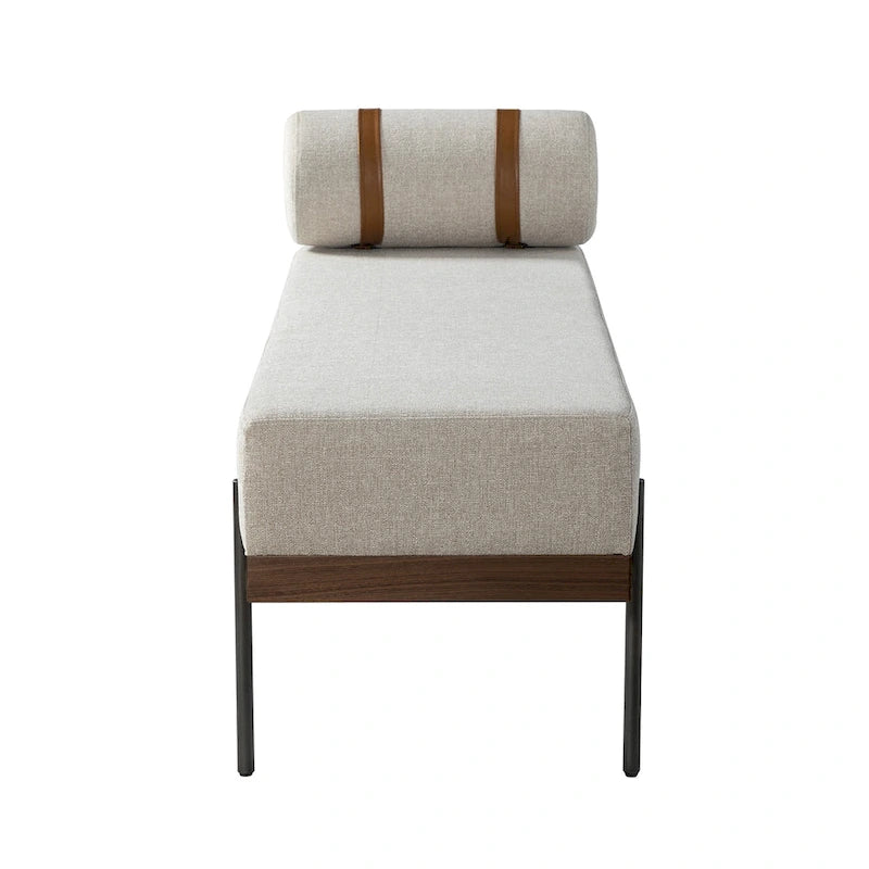 Banc d'entrée avec coussin amovible