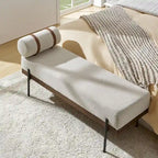 Banc d'entrée avec coussin amovible
