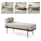 Banc d'entrée avec coussin amovible
