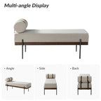 Banc d'entrée avec coussin amovible