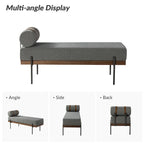 Banc d'entrée avec coussin amovible
