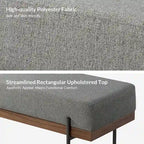 Banc d'entrée avec coussin amovible