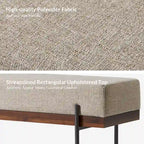 Banc d'entrée avec coussin amovible