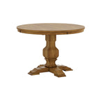 Table à manger ronde bicolore par
