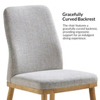 Mid-century Modern Upholstered Dining Chair by