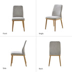 Mid-century Modern Upholstered Dining Chair by