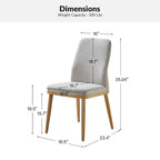 Mid-century Modern Upholstered Dining Chair by
