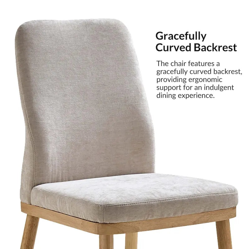 Mid-century Modern Upholstered Dining Chair by