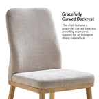 Mid-century Modern Upholstered Dining Chair by