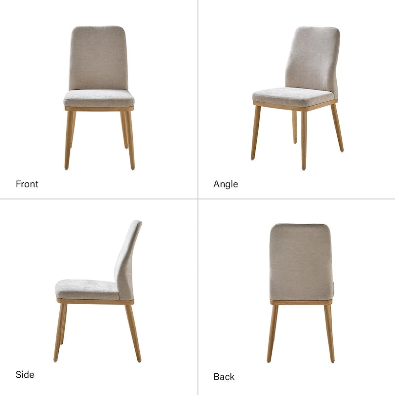 Mid-century Modern Upholstered Dining Chair by