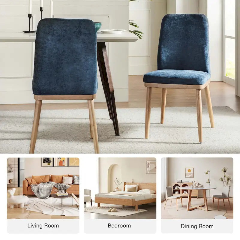 Mid-century Modern Upholstered Dining Chair by