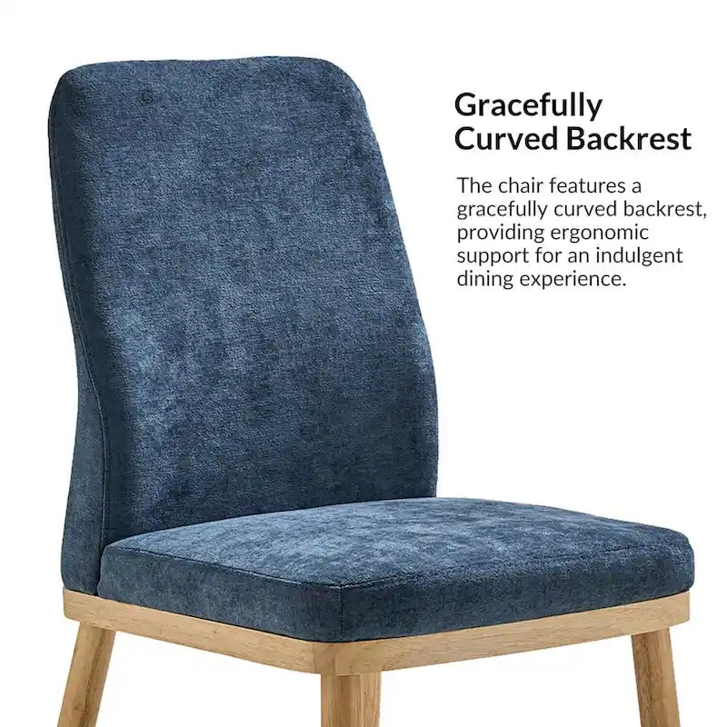 Mid-century Modern Upholstered Dining Chair by