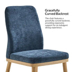Mid-century Modern Upholstered Dining Chair by