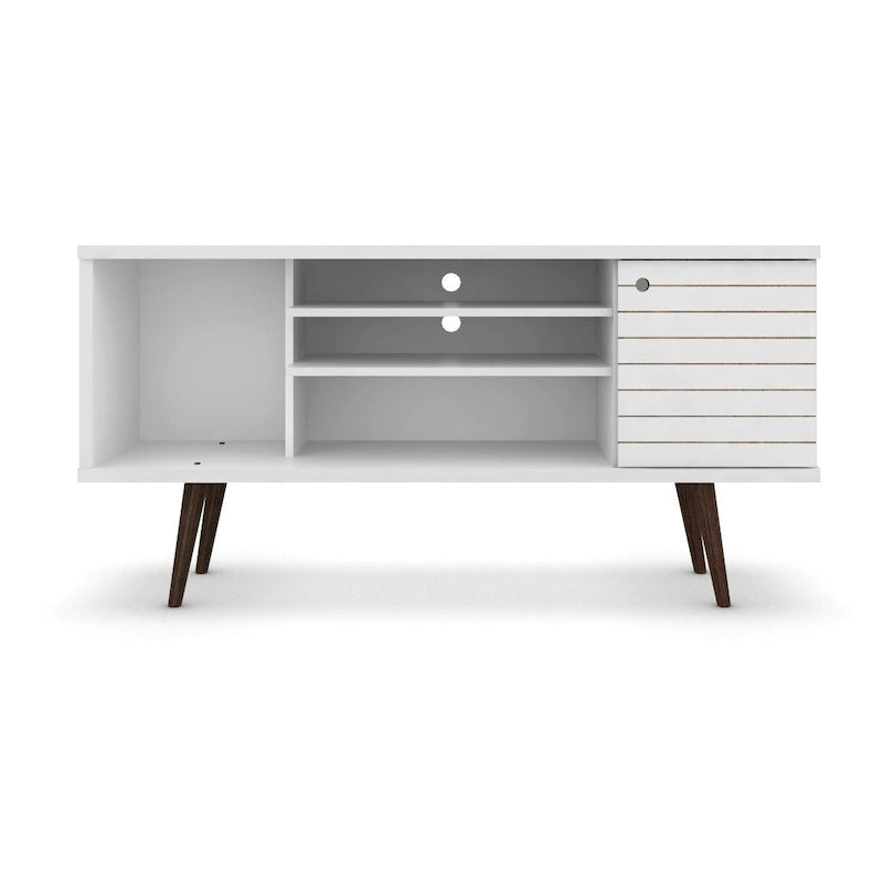 Meuble console multimédia à 5 étagères