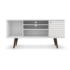 Meuble console multimédia à 5 étagères