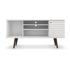 Meuble console multimédia à 5 étagères