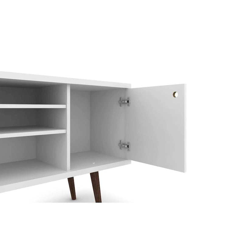 Meuble console multimédia à 5 étagères