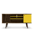 Meuble console multimédia à 5 étagères