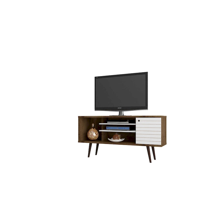 Meuble console multimédia à 5 étagères