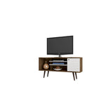 Meuble console multimédia à 5 étagères