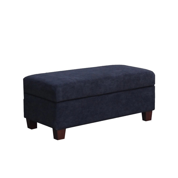103.5 Fabric Sectional Sofa with Right Facing Chaise, Storage Ottoman, and 2 Accent Pillows