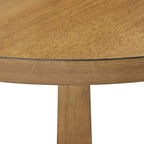 Table à manger ronde bicolore de