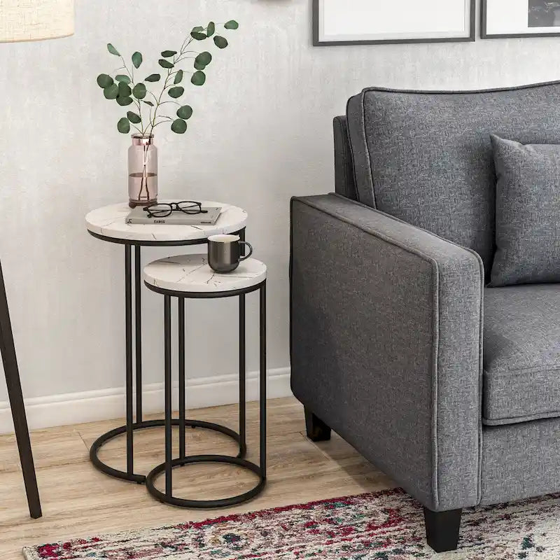 Table gigogne ronde Fort Worth