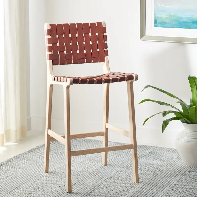 Tabouret de comptoir tissé 27 po - 19,7 x 20,1 x 40,7 - 20Lx20Px41H