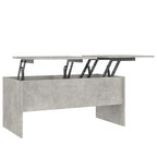 Table basse relevable, table d'appoint, table de canapé d'appoint en bois d'ingénierie - 40,2 x 19,9 x 18,3