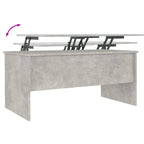 Table basse relevable, table d'appoint, table de canapé d'appoint en bois d'ingénierie - 40,2 x 19,9 x 18,3