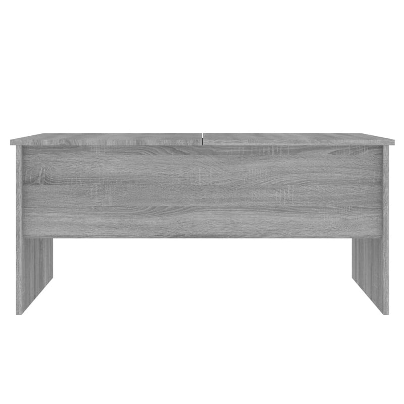 Table basse relevable, table d'appoint, table de canapé d'appoint en bois d'ingénierie - 40,2 x 19,9 x 18,3